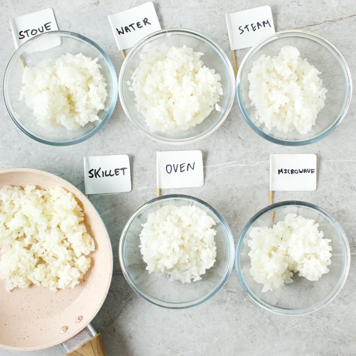 reheat rice on stove