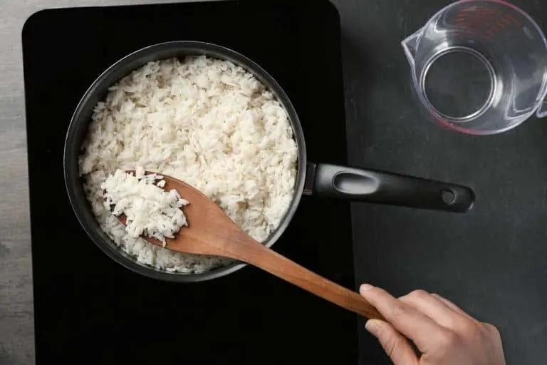 reheat rice on stove