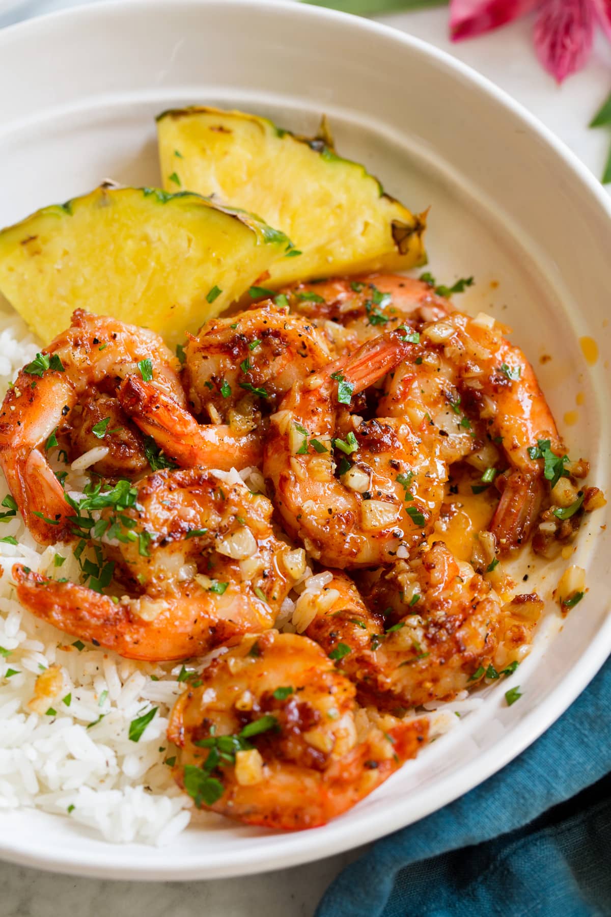 hawaiian garlic shrimp