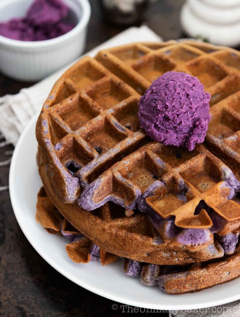 ube waffle