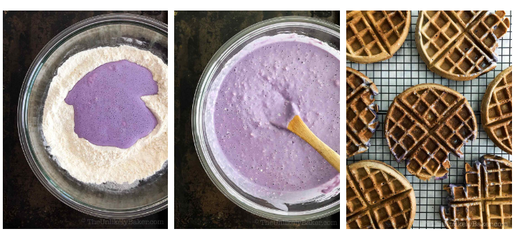 ube waffle