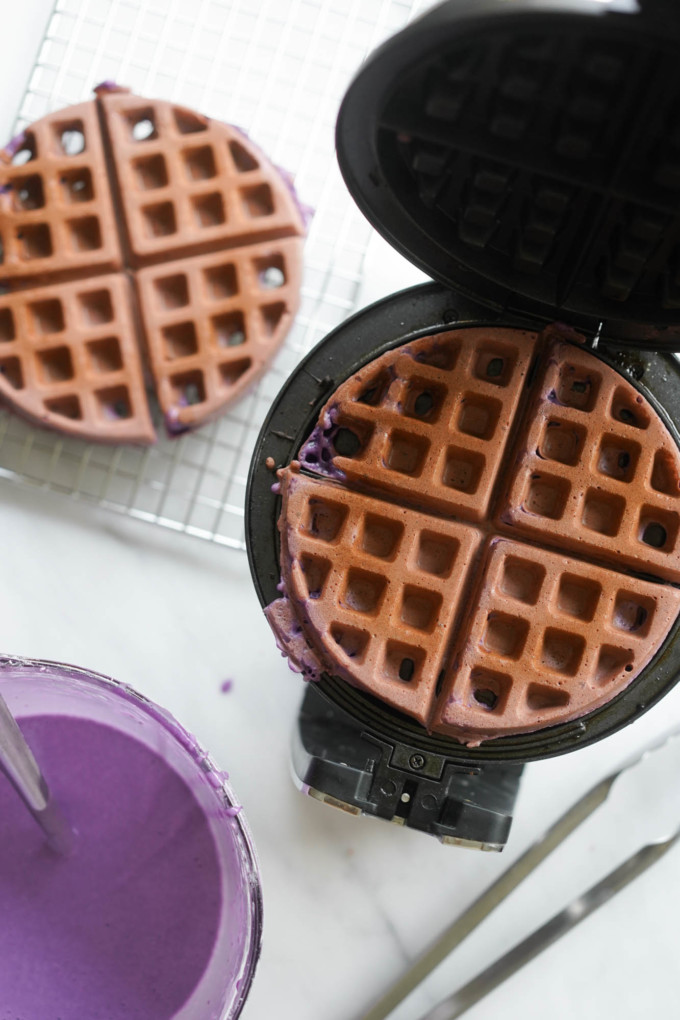 ube waffle