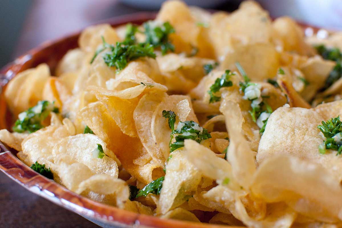 garlic chips