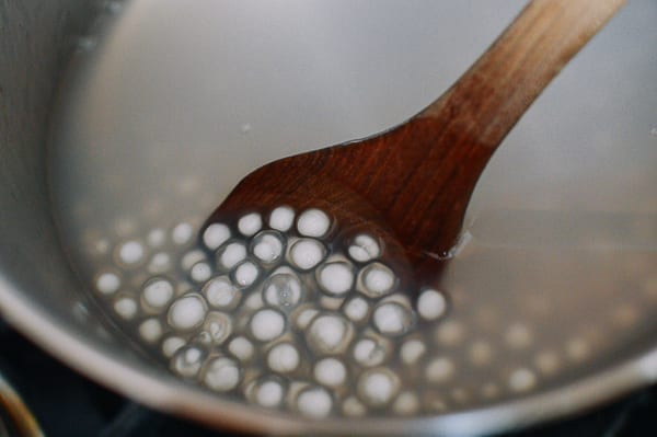 how to cook white tapioca pearls