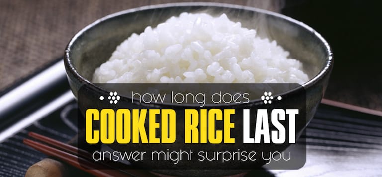 how long does cooked rice last without refrigeration