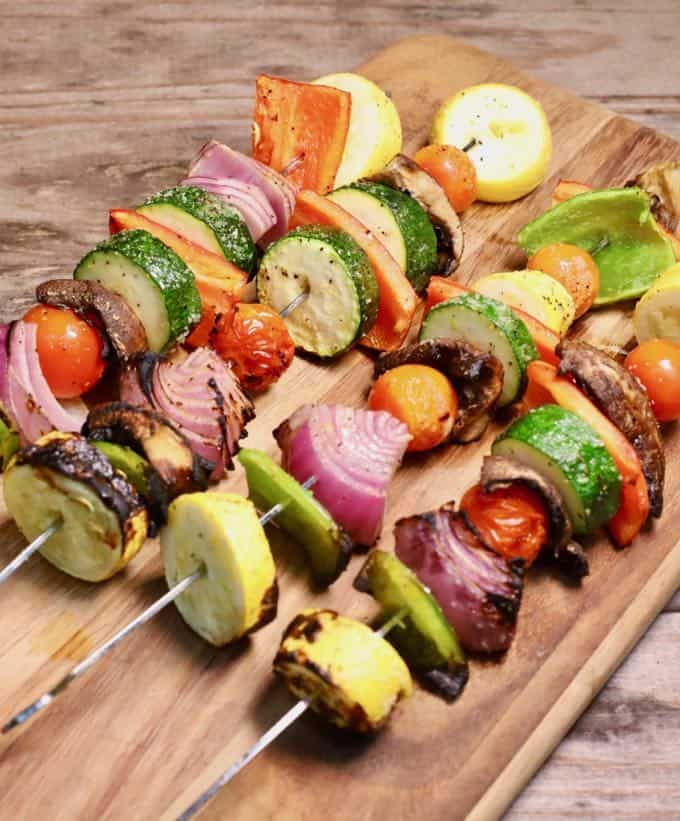 how long to grill veggie kabobs