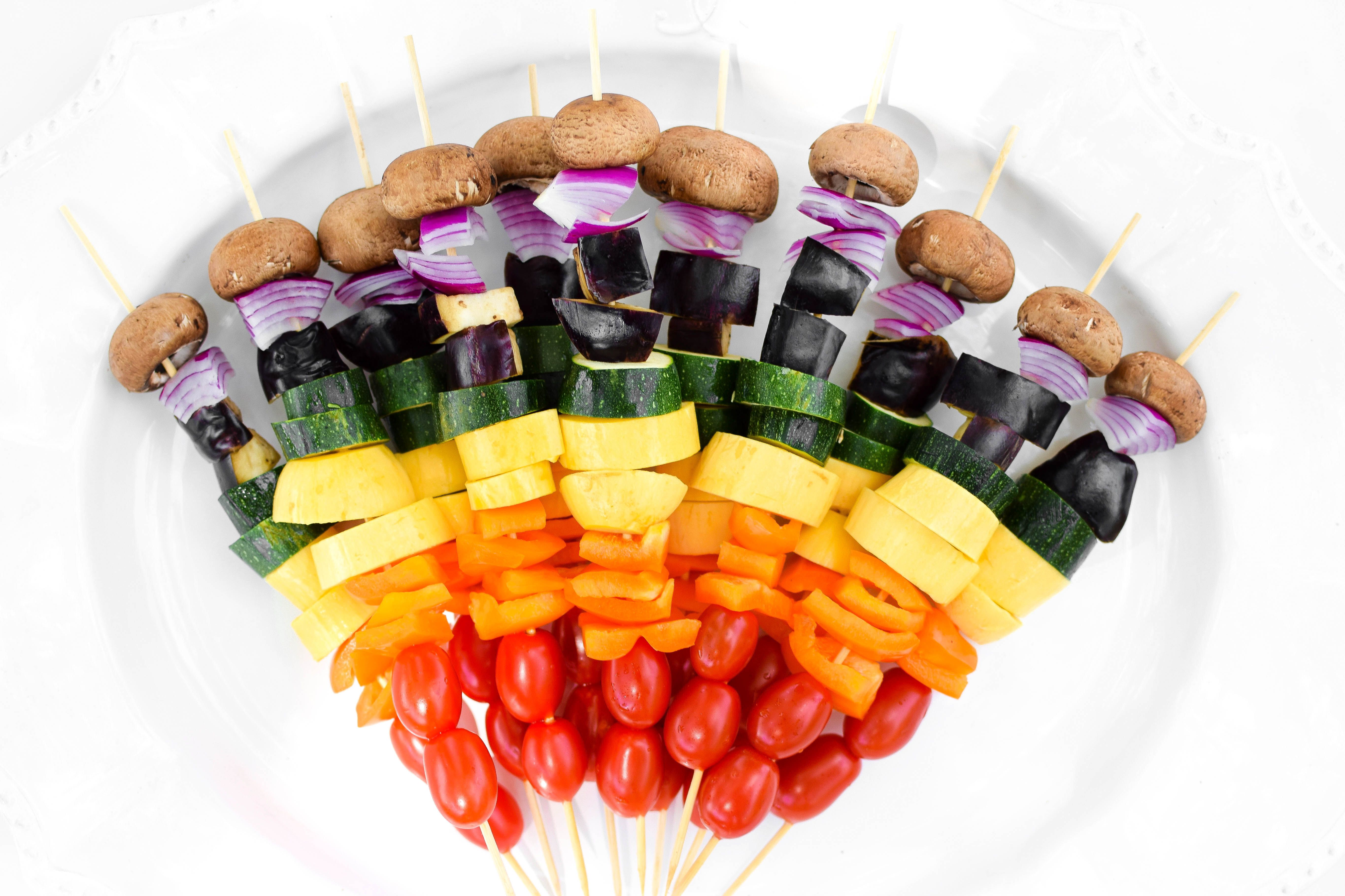 how long to grill veggie kabobs