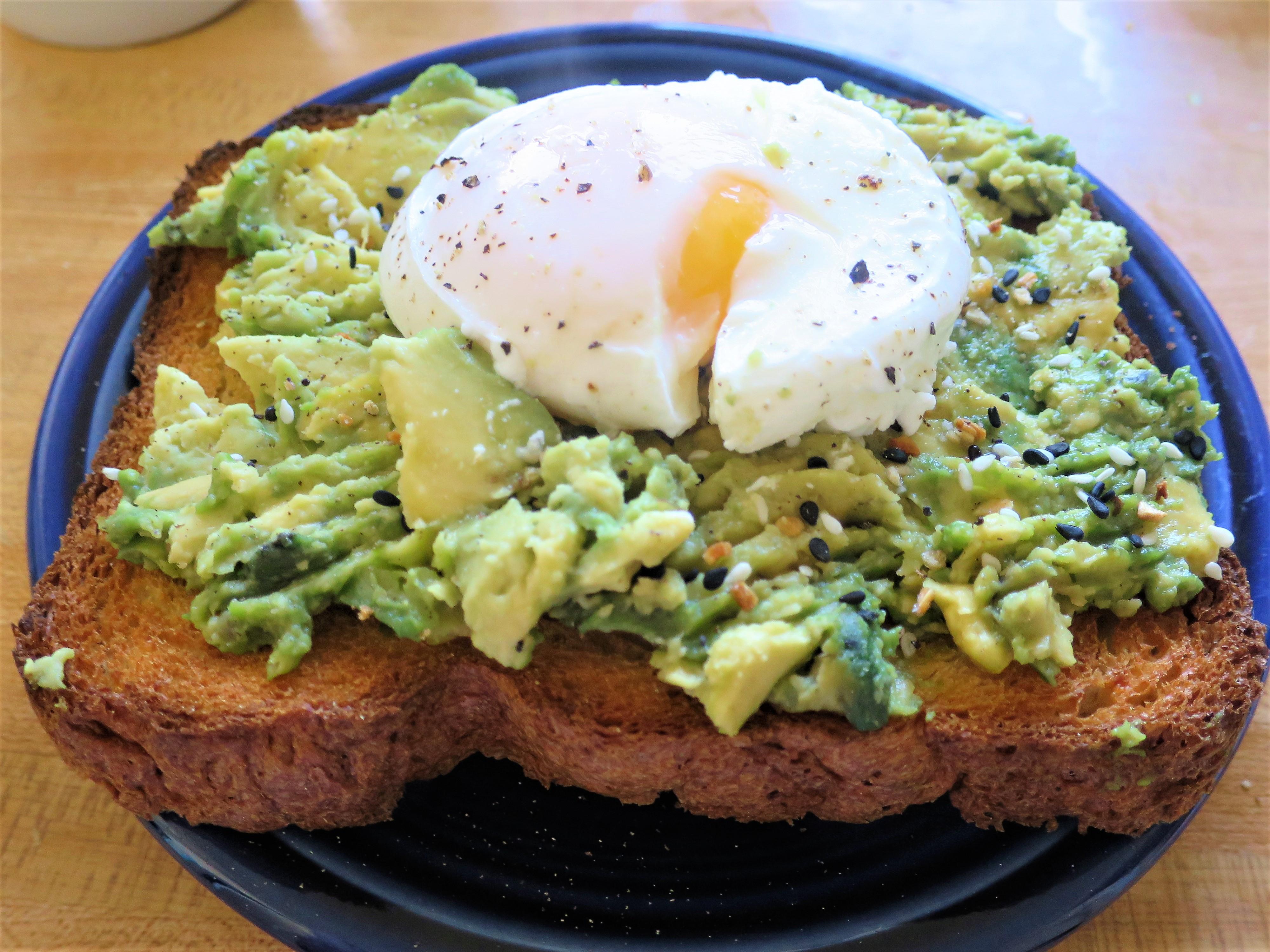 asian dessert recipes grated egg avocado toast