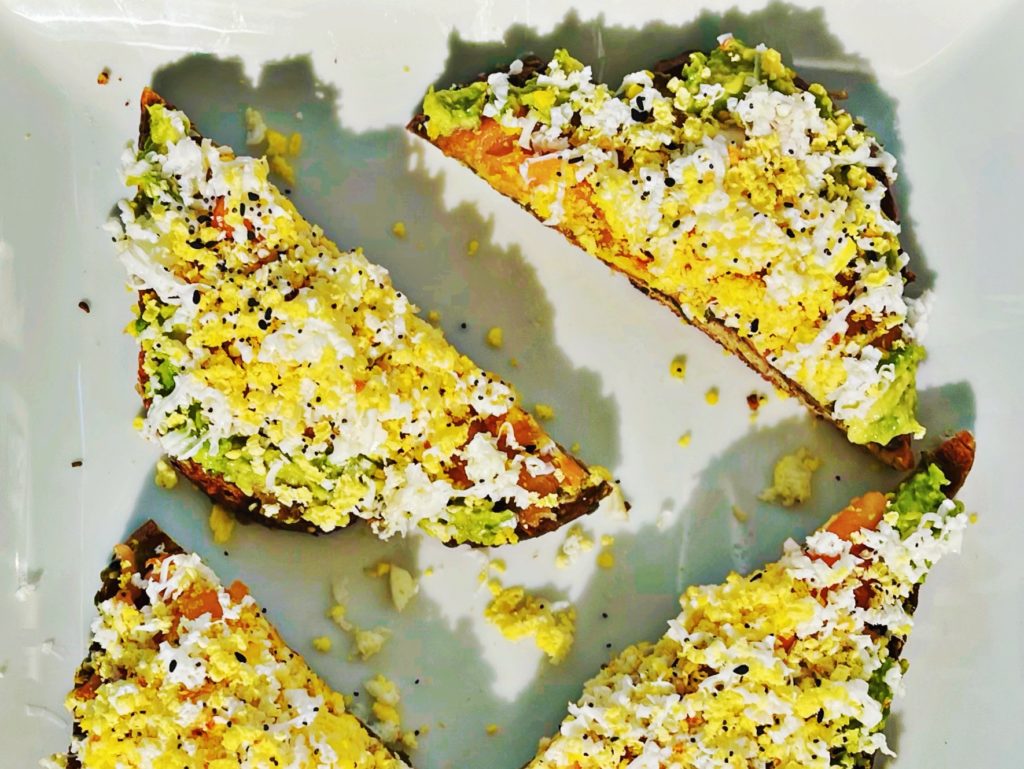 asian dessert recipes grated egg avocado toast