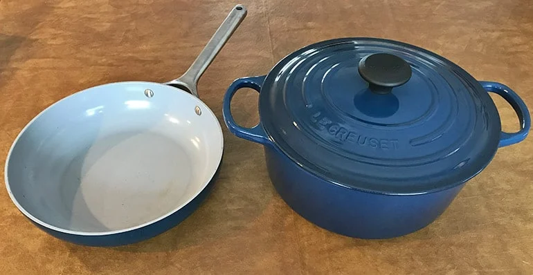 caraway vs le creuset