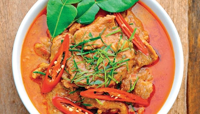 panang curry beef