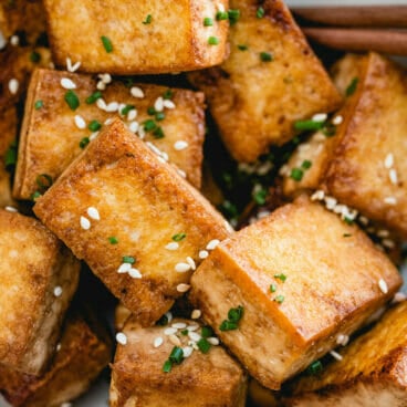 cornstarch fried tofu