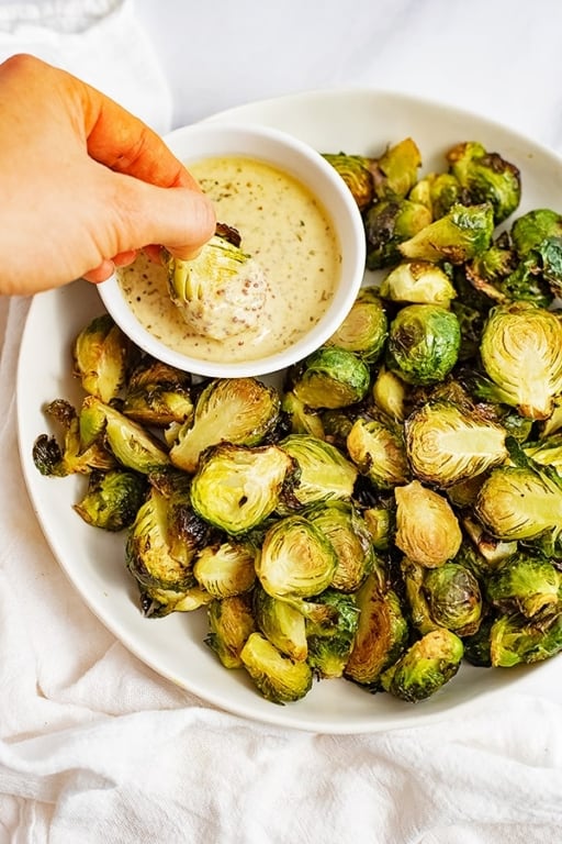 crispy roasted brussel sprouts