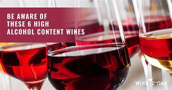 highest alcohol content wine