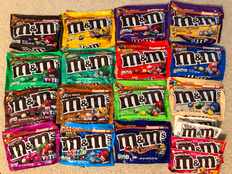 m&ms flavors