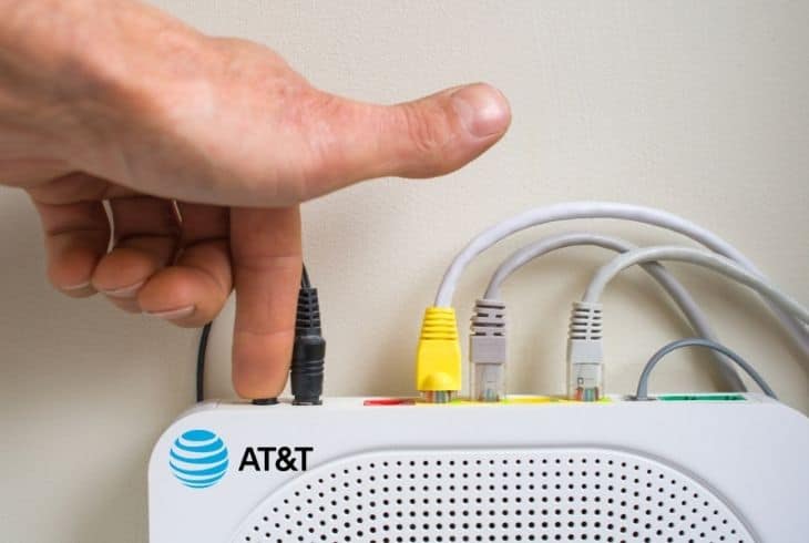 resetting at&t router