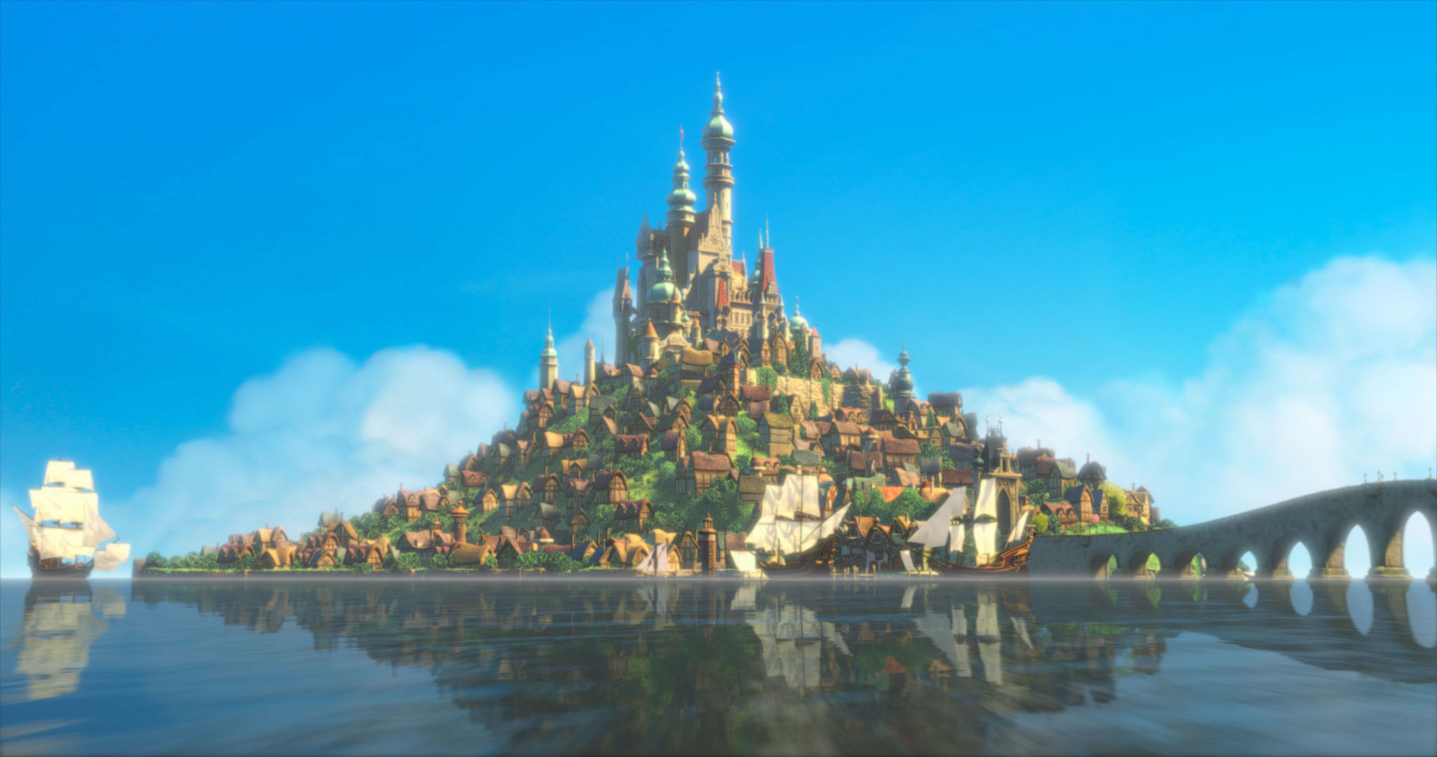 castle in tangled