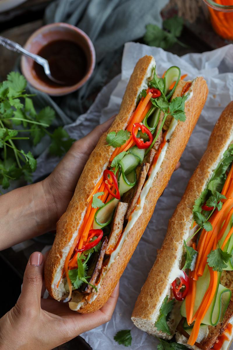 calories in tofu banh mi