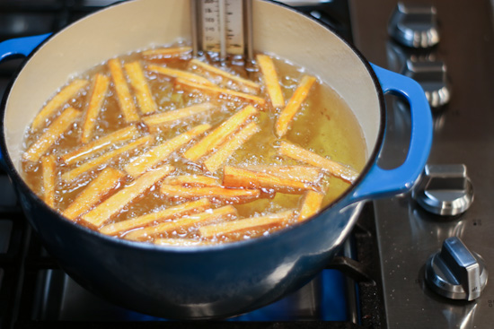 deep fried sweet potato fries