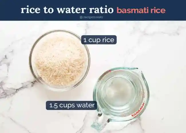 basmati rice water ratio