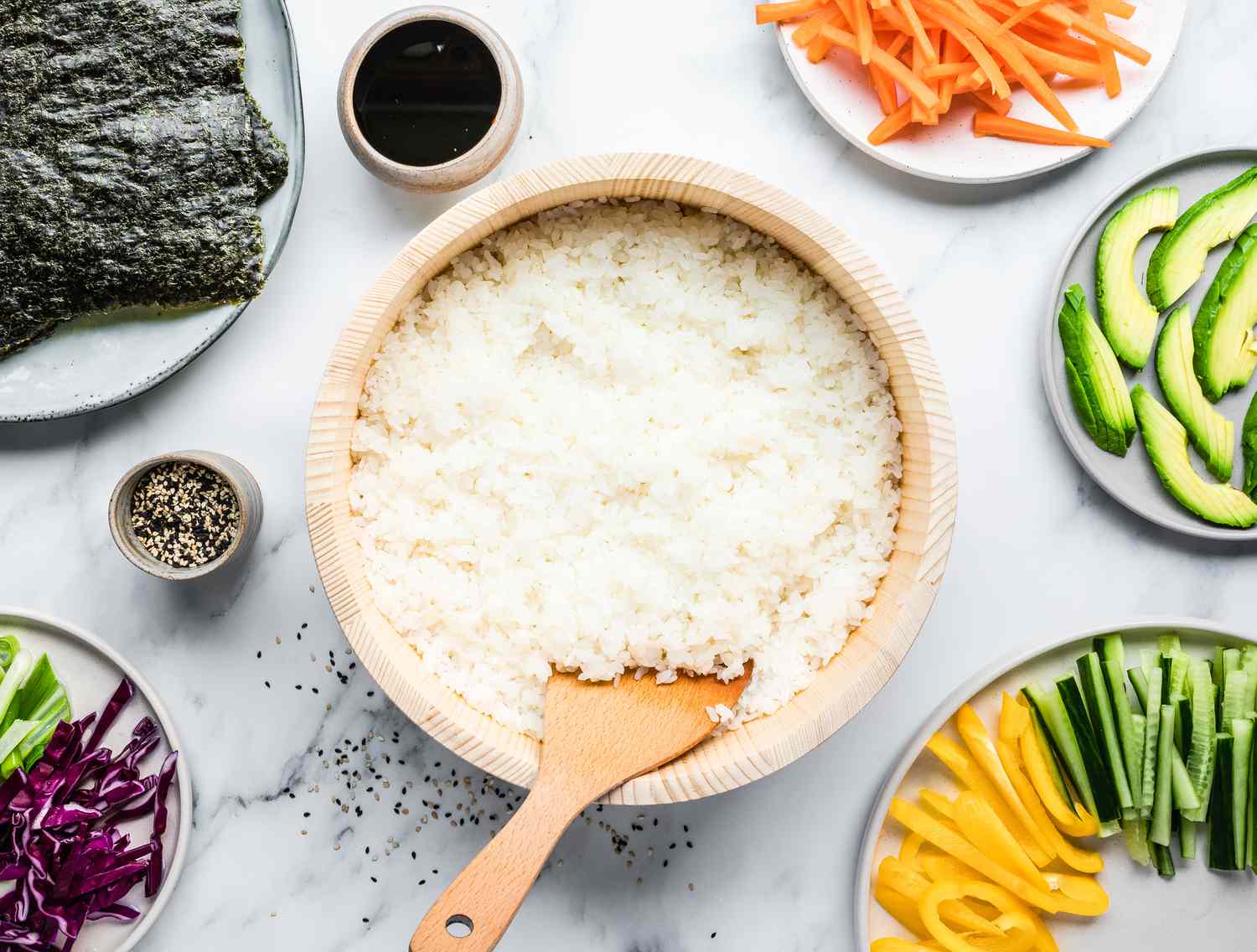 sushi rice in rice cooker