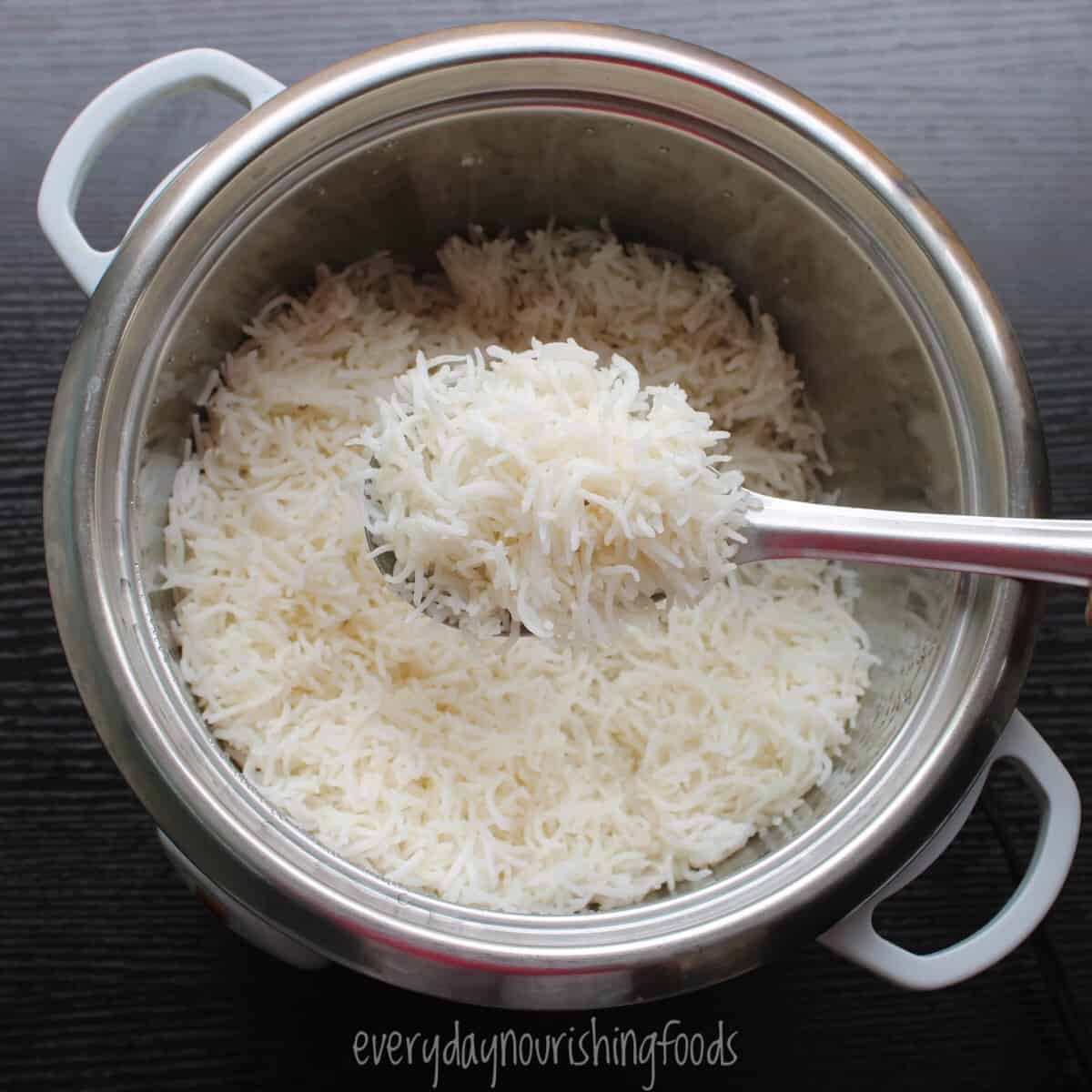 basmati rice in rice cooker