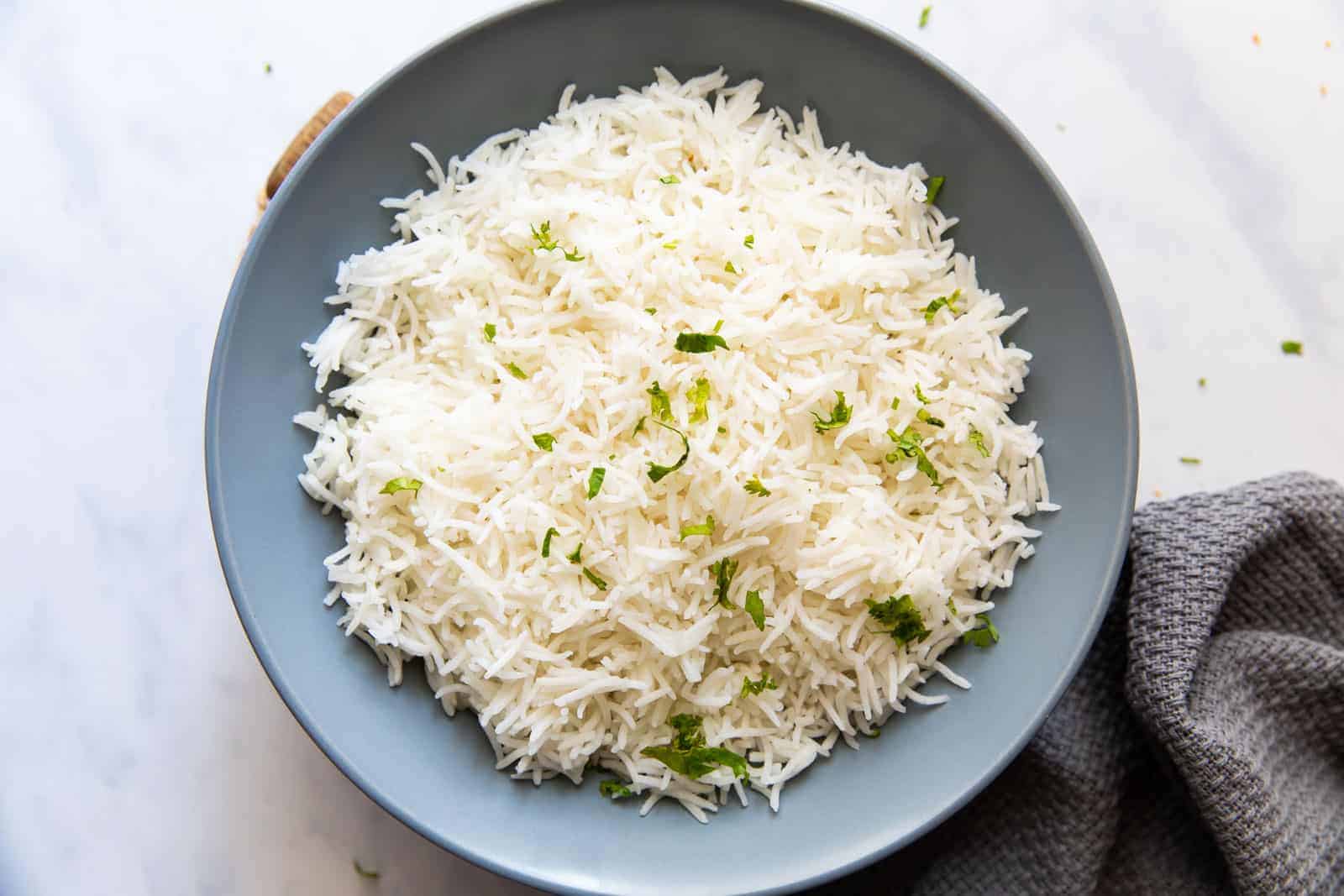 basmati rice in rice cooker